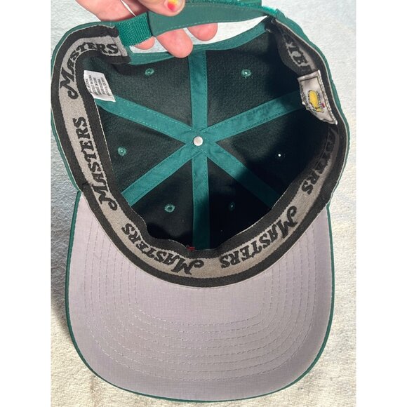 Masters American Needle Golf Adjustable Green Hat Embroidered Logo Map - Picture 7 of 10